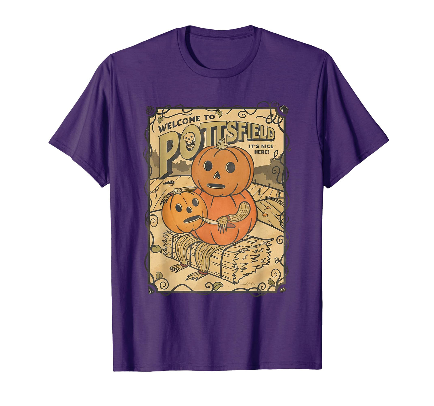 Welcome To Pottsfield Socute Halloween T-Shirt