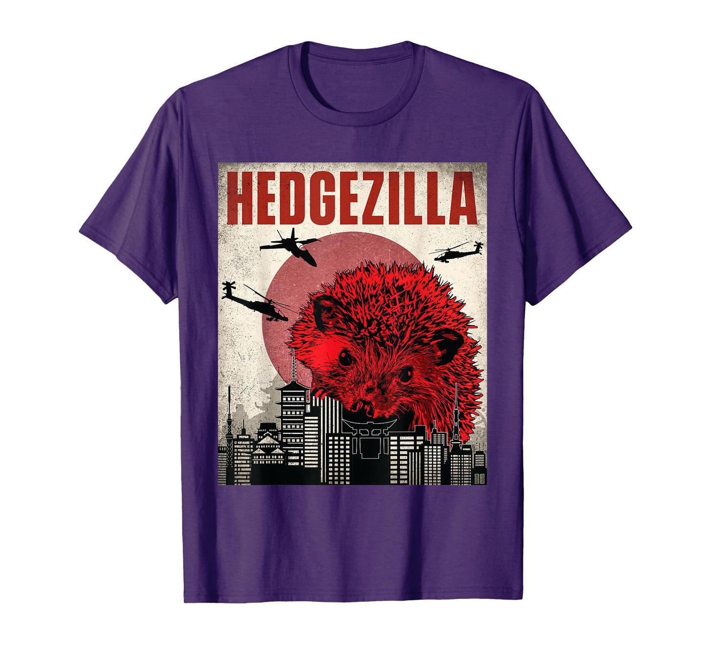 Hedgezilla - Hedgehog Porcupine Animal Lover T-Shirt