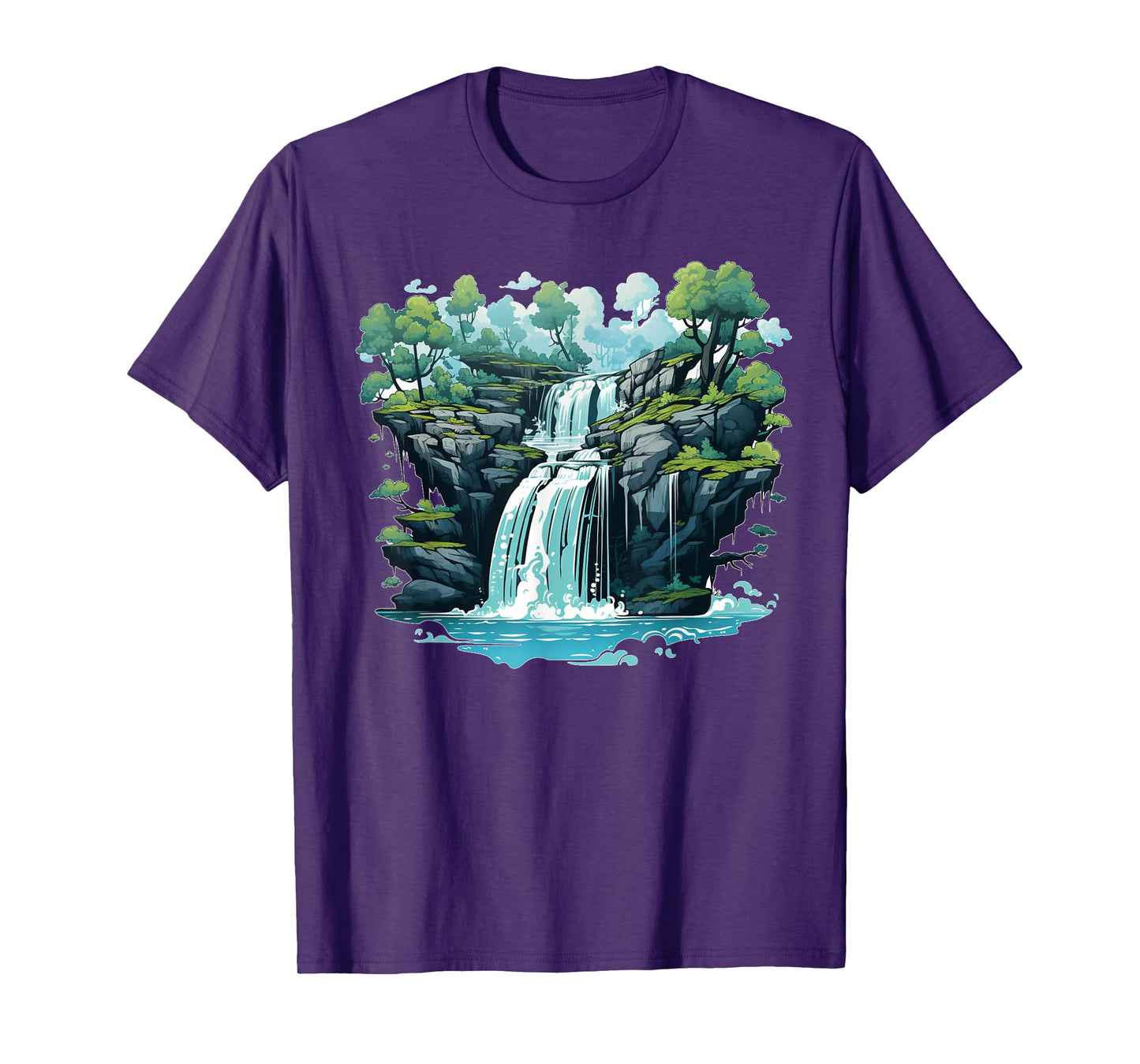 Pretty cool Waterfall for Cascade, Lake and Lagoon Lovers T-Shirt