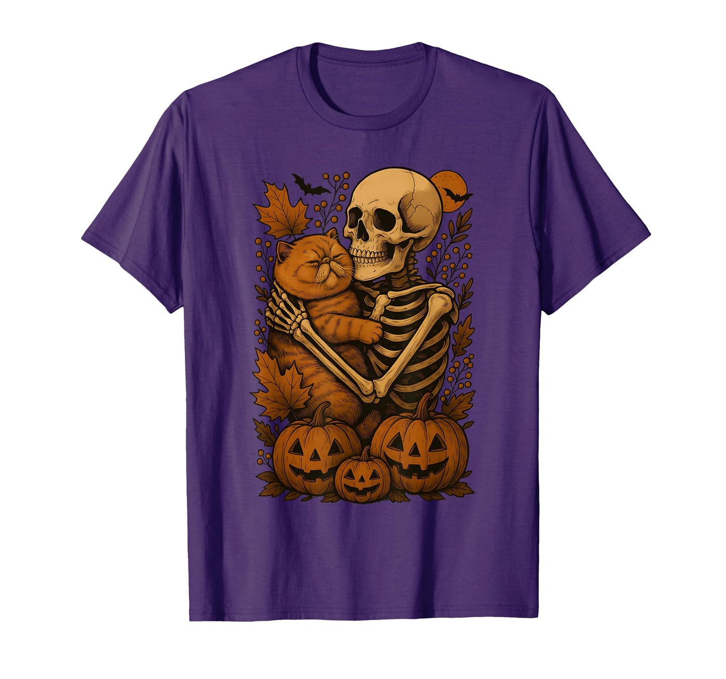 Skeleton Hugging Exotic Shorthair T-Shirt