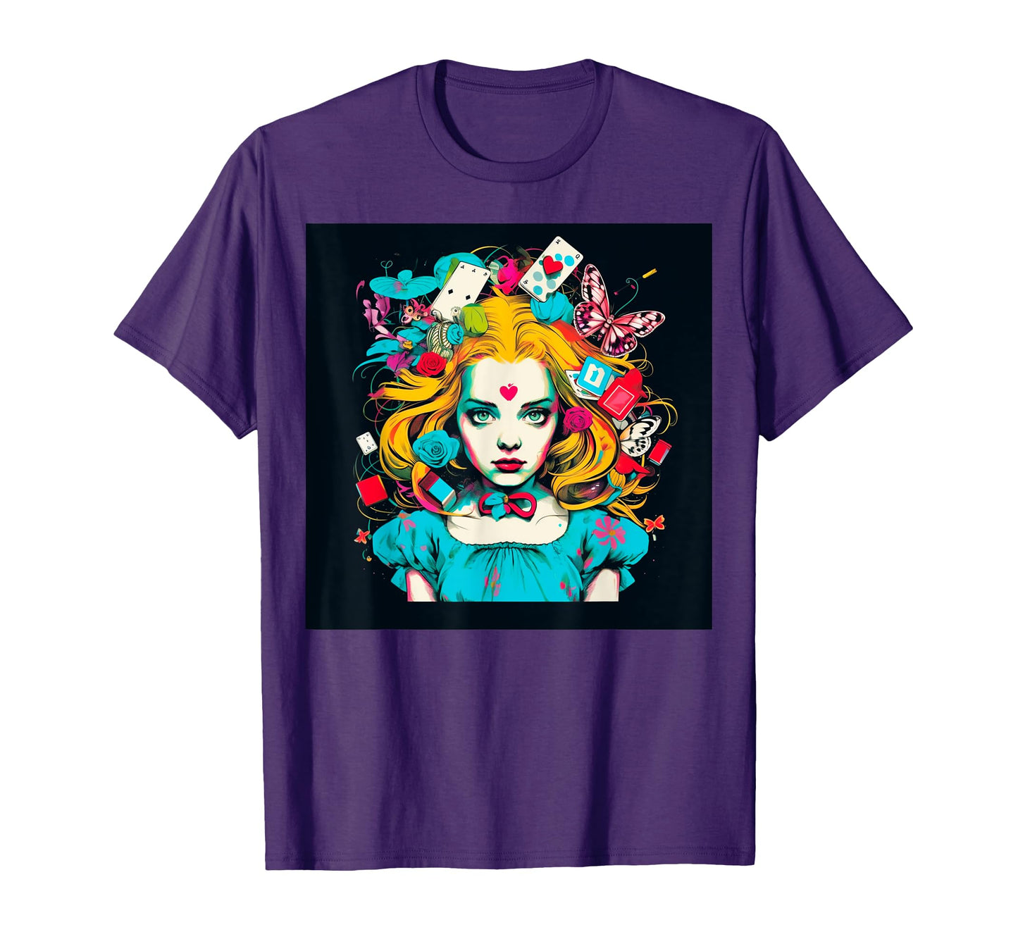 Alice T Wonderland Pop Surrealism Fiction Clothing Punk T T-Shirt