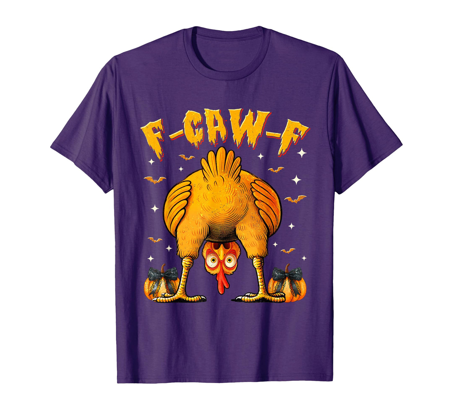 F-Caw-F Funny Crow Chicken Humor Quote T-Shirt