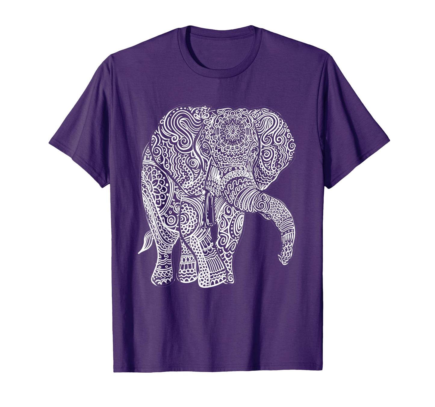Elephant graphic, mandala, bohemian type gift, men and women T-Shirt