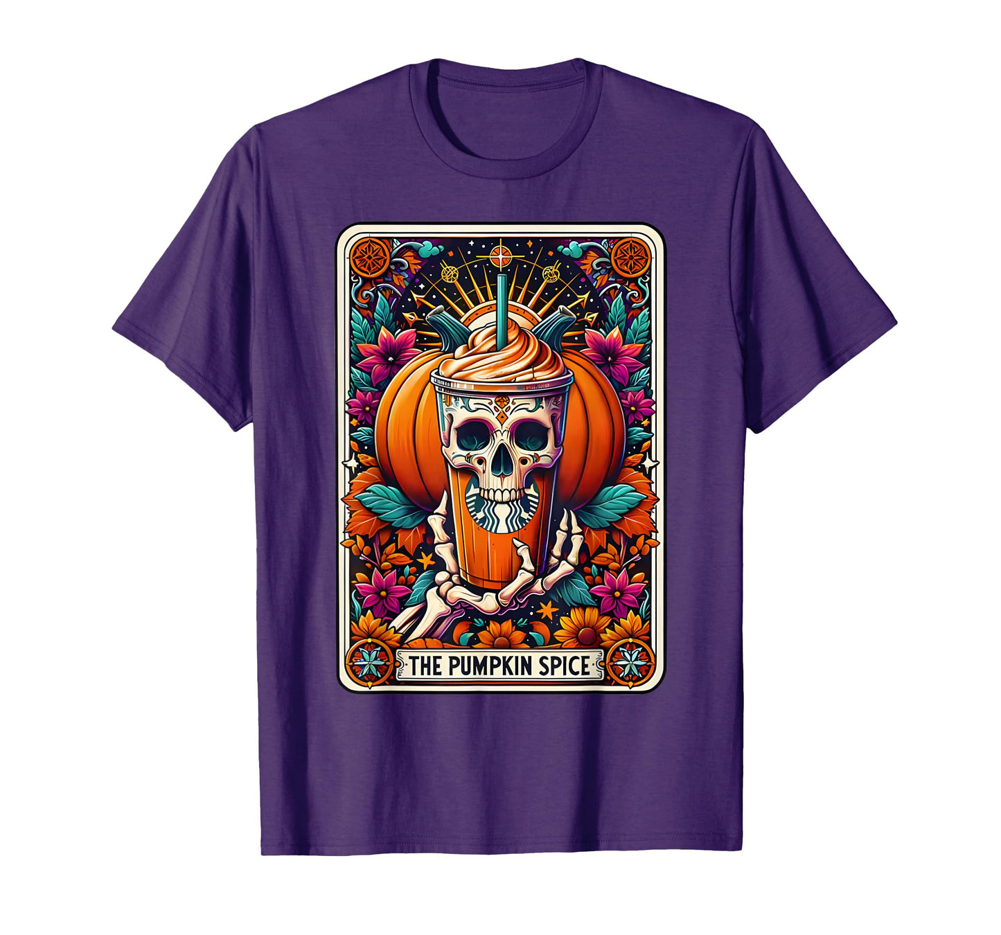 The Overstimulated Mom Tarot The Pumkin Spice Halloween T-Shirt