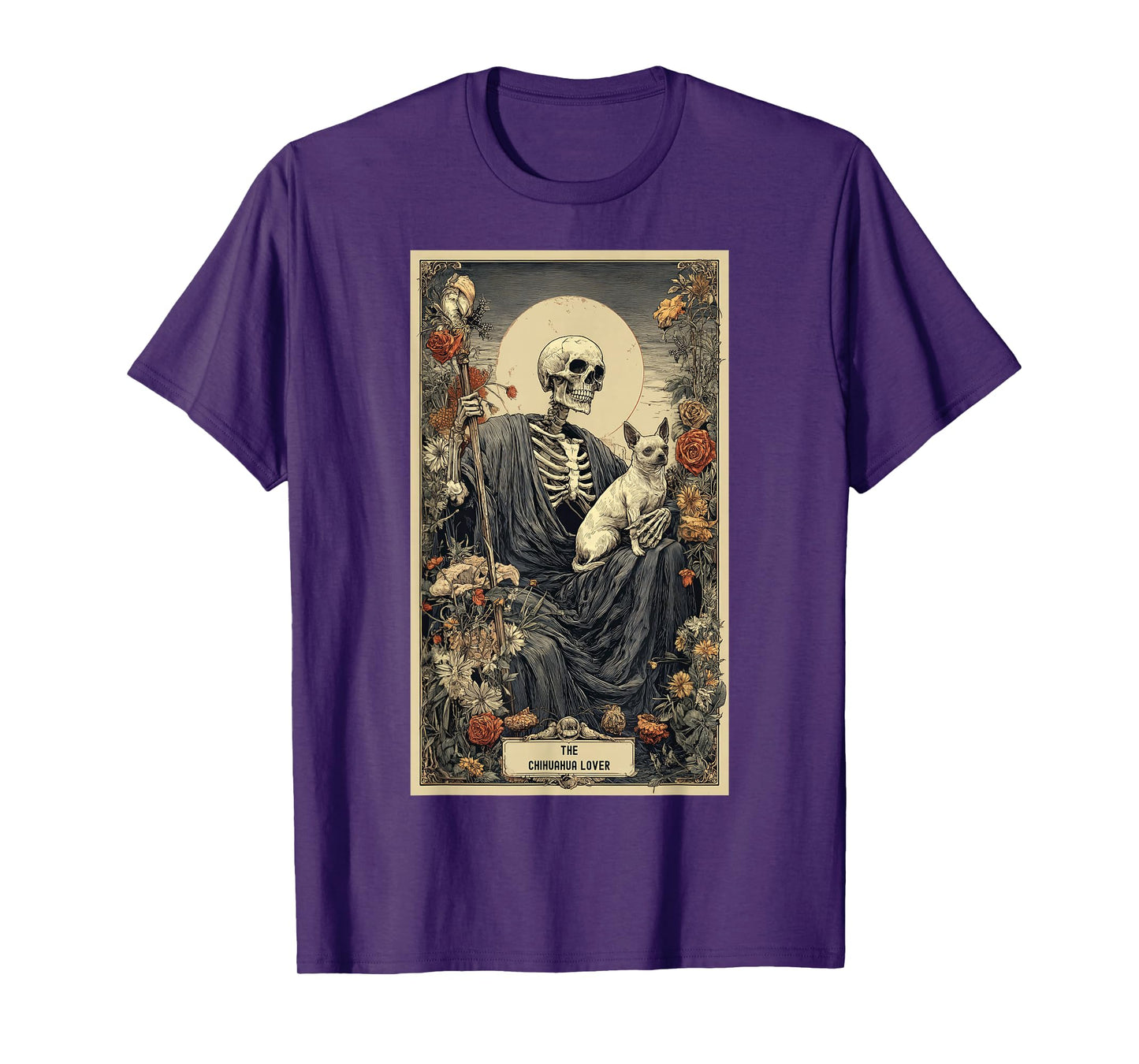 Chihuahua Lovers Owner Tarot Card Easy Last Minute Halloween T-Shirt