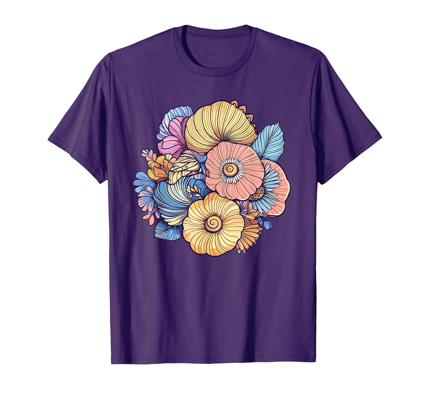 Beautiful Vintage Floral Botanical Bouquet Art T-Shirt