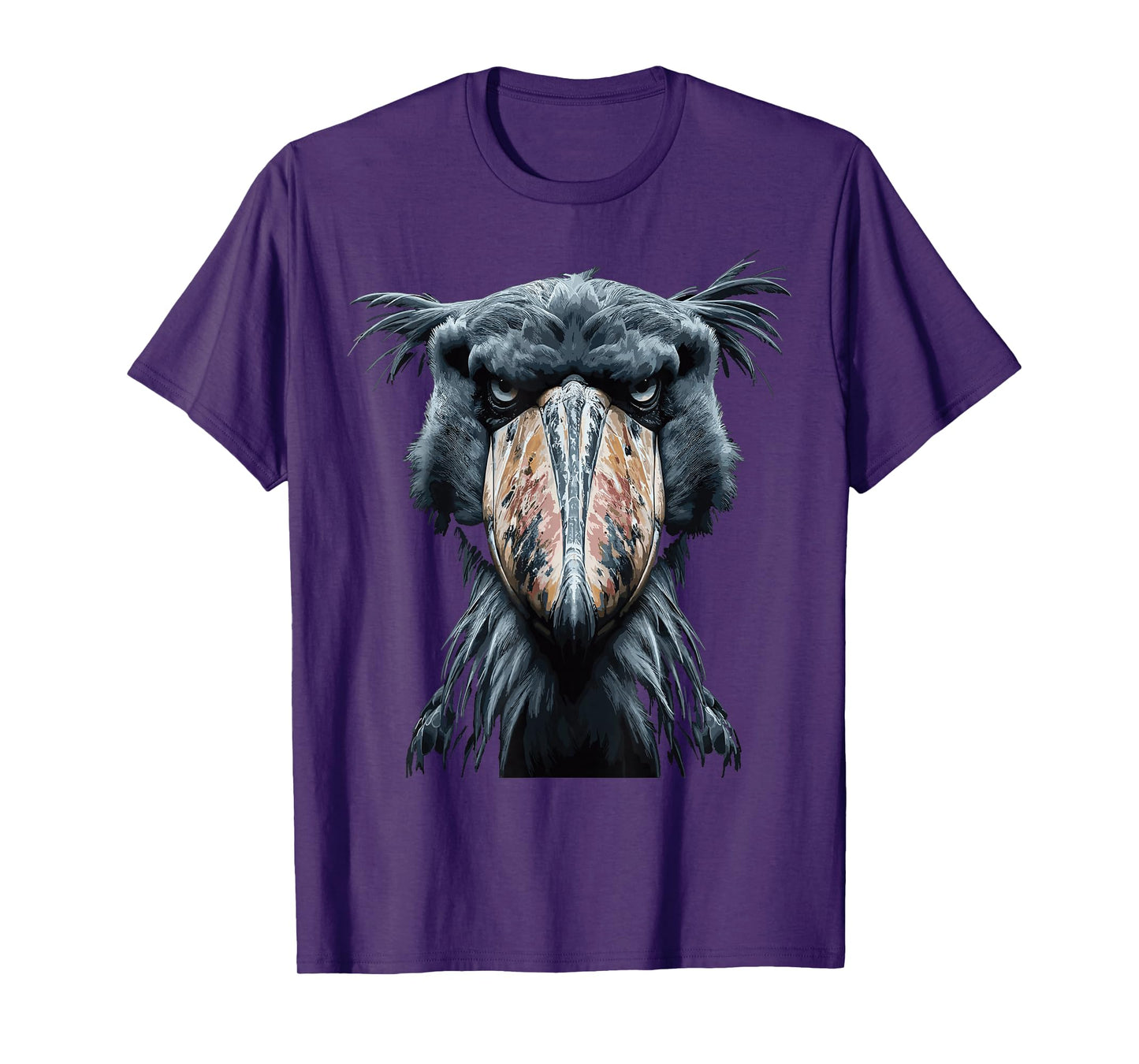 Majestic Shoebill Storks Portrait T-Shirt
