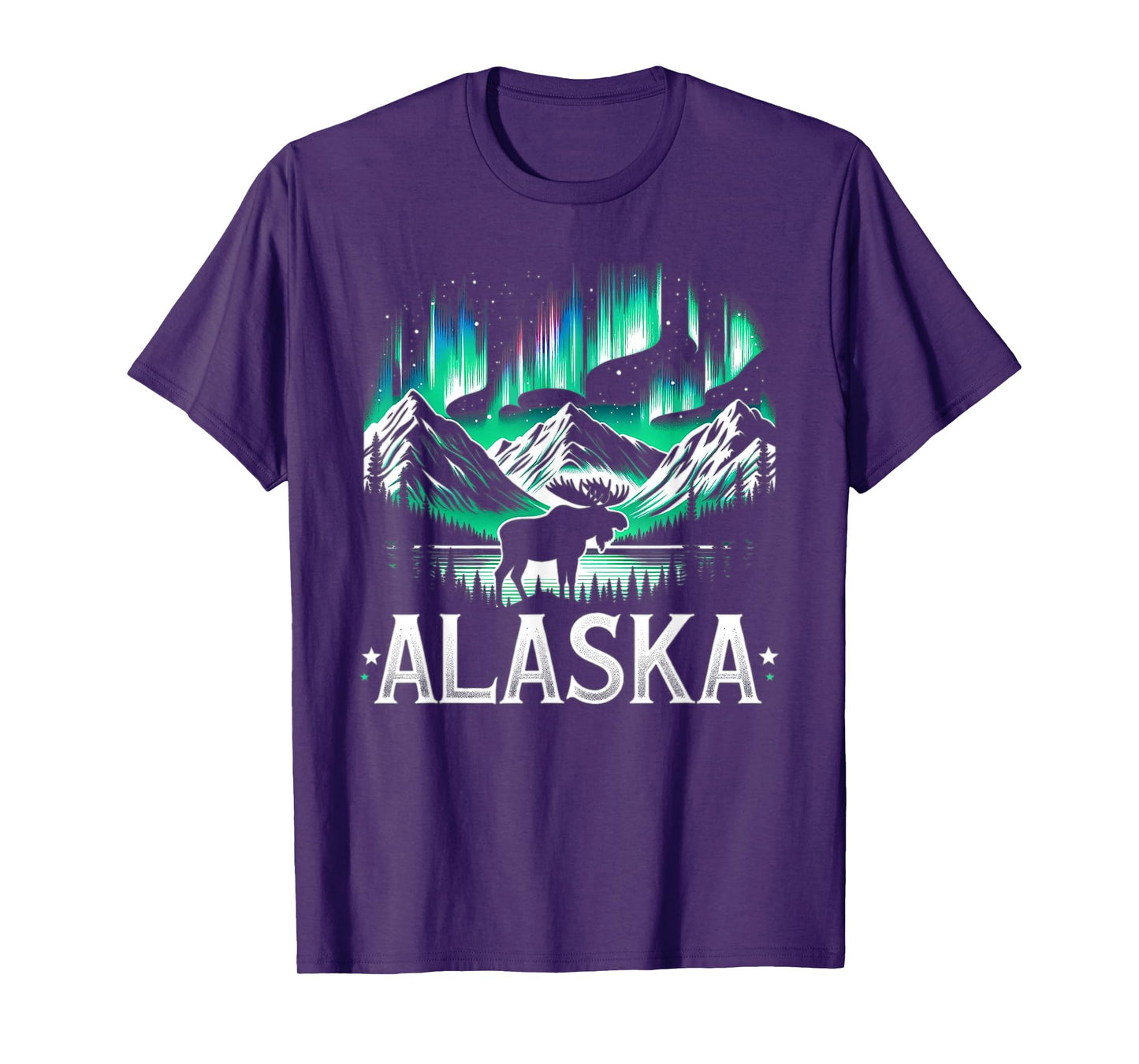 Alaska Day The Last Frontier Alaska Mountain Moose Souvenir T-Shirt