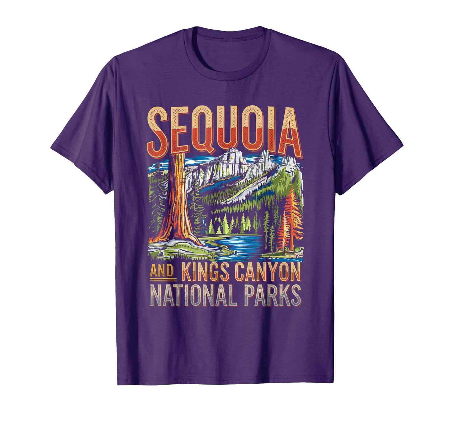 Sequoia and Kings Canyon National Park Adventure Boys Girls T-Shirt