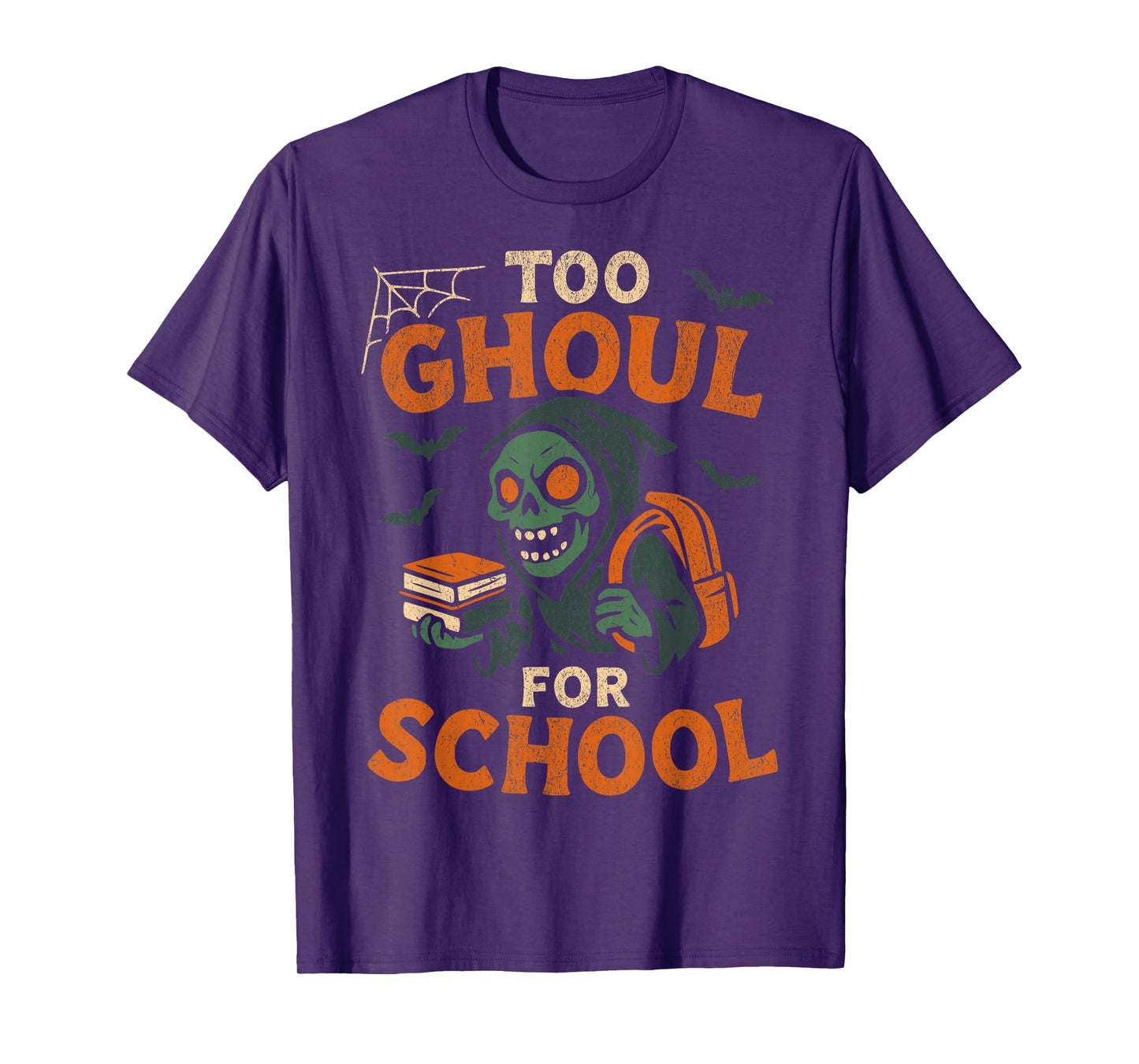 Too Ghoul for School Funny Halloween Back to School Teacher T-Shirt