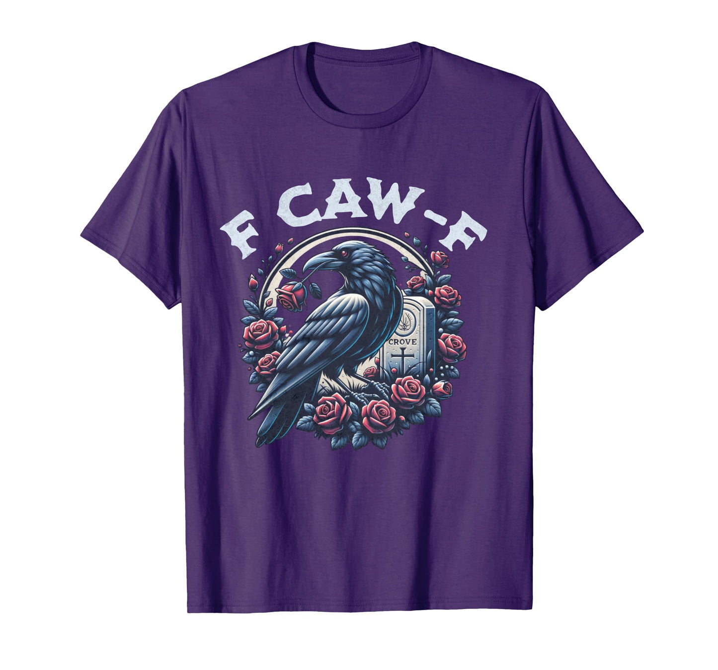 Crow Humorous F CAW F Graphic T For Men Women Long Sleeve T-Shirt