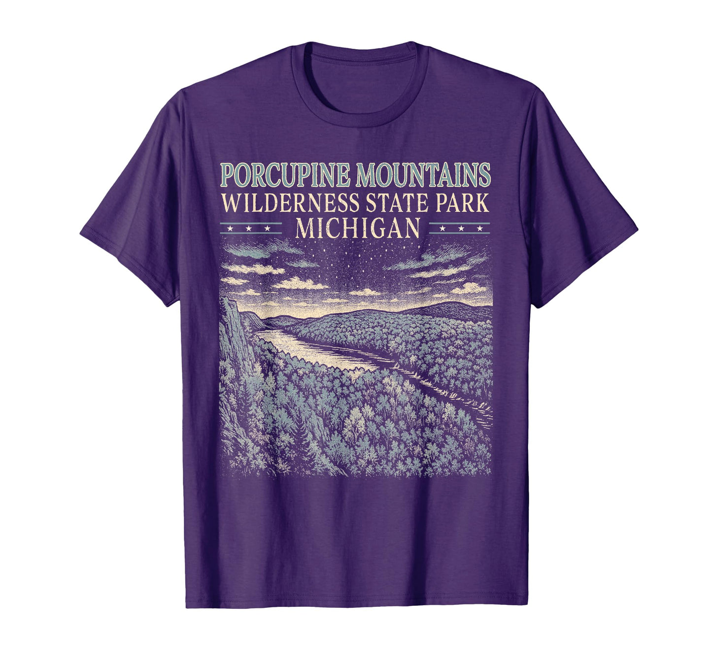 Porcupine Mountains Traveling Nature Lover Exploring Trip T-Shirt