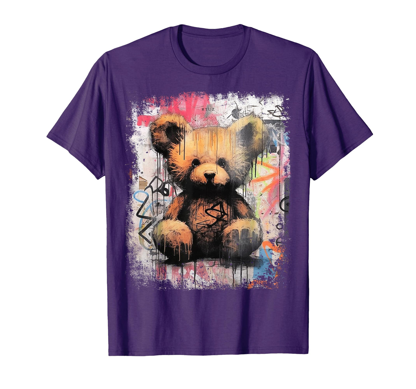 Hip Hop Hipster Vintage Edgy Urban Y2K Streetwear Teddy T-Shirt