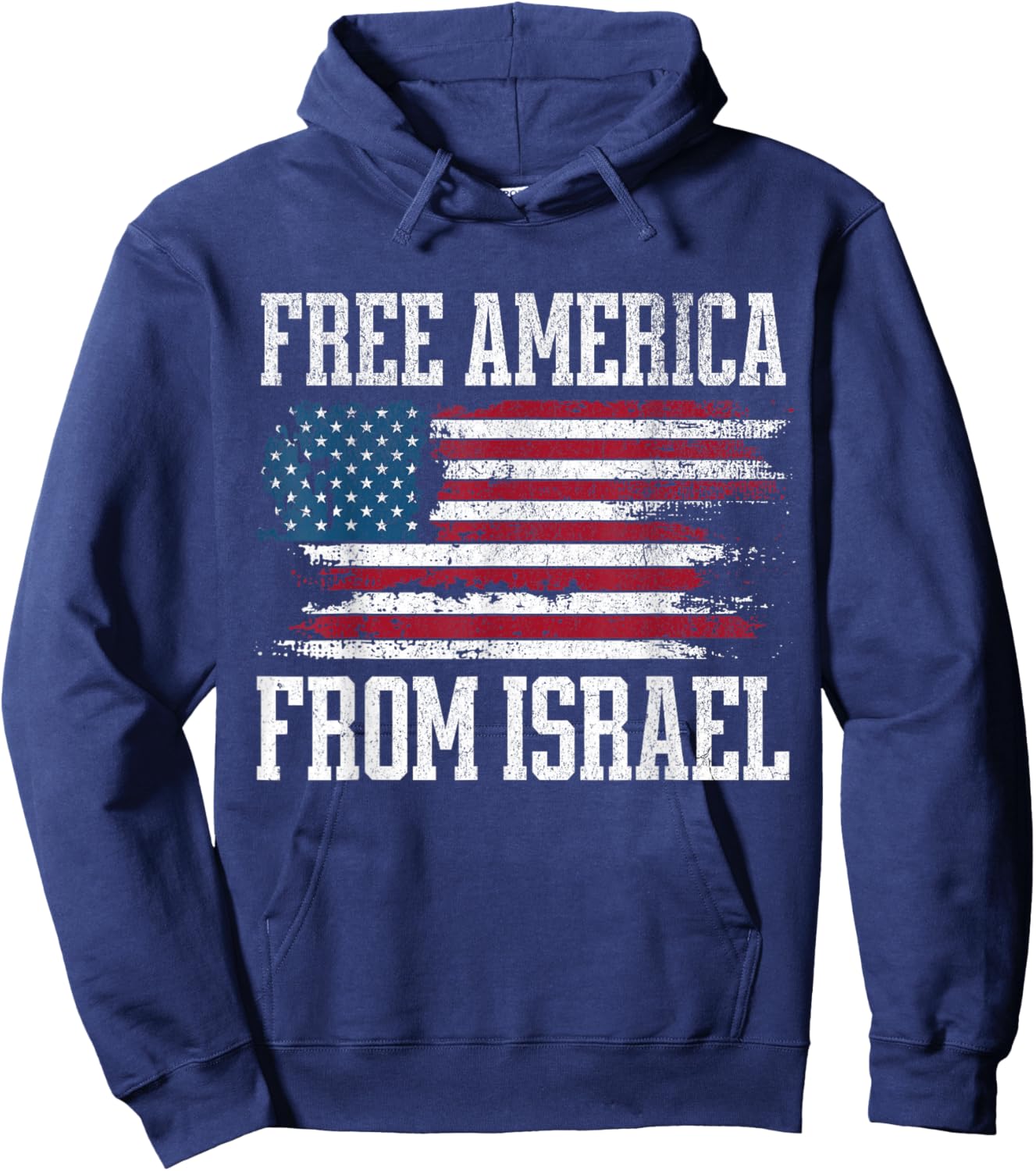 Free America from Israel T-Shirt - Hoodie | Navy