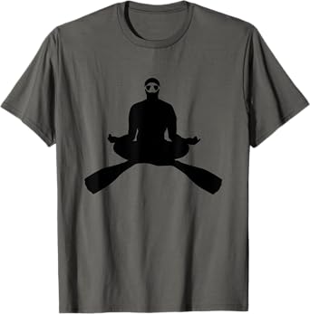 Meditating FreeDiver T-Shirt Freediving Tee T-Shirt