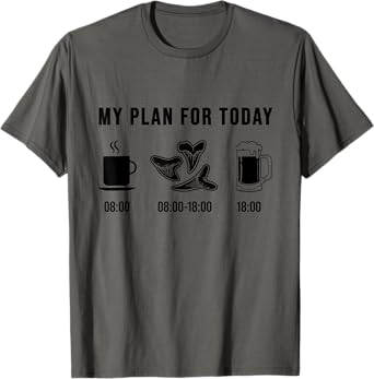 My Plan for Today Shark Teeth Hunting Shark Teeth Collection T-Shirt