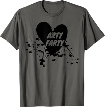 Arty Farty, Ink Splat Heart, Art & Craft T-Shirt