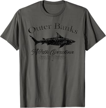 Outer Banks North Carolina OBX Shark T-Shirt