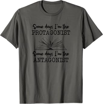 Protagonist And Antagonist Funny English Teacher Gift T-Shirt for Men Women