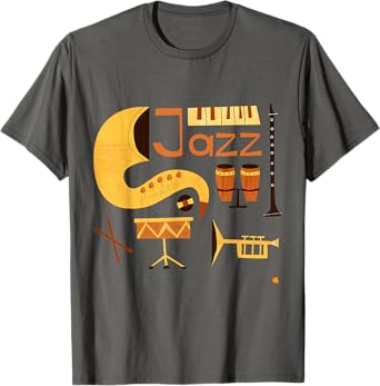 Vintage Jazz Music T-Shirt