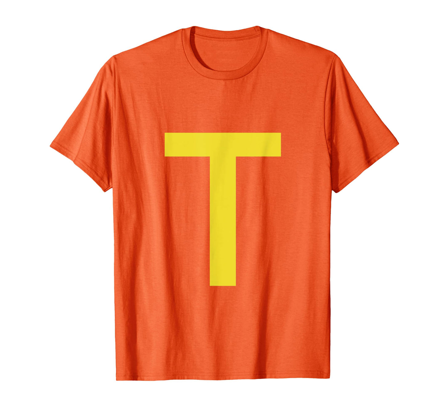 letter t funny chipmunk group matching halloween costume T-Shirt
