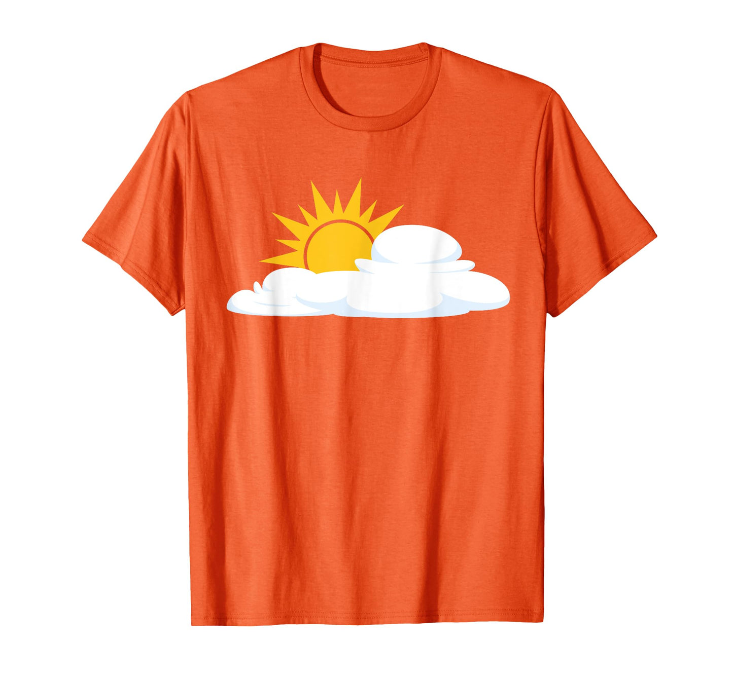 White Cloud With Sunshine Men Women Kids T-Shirt