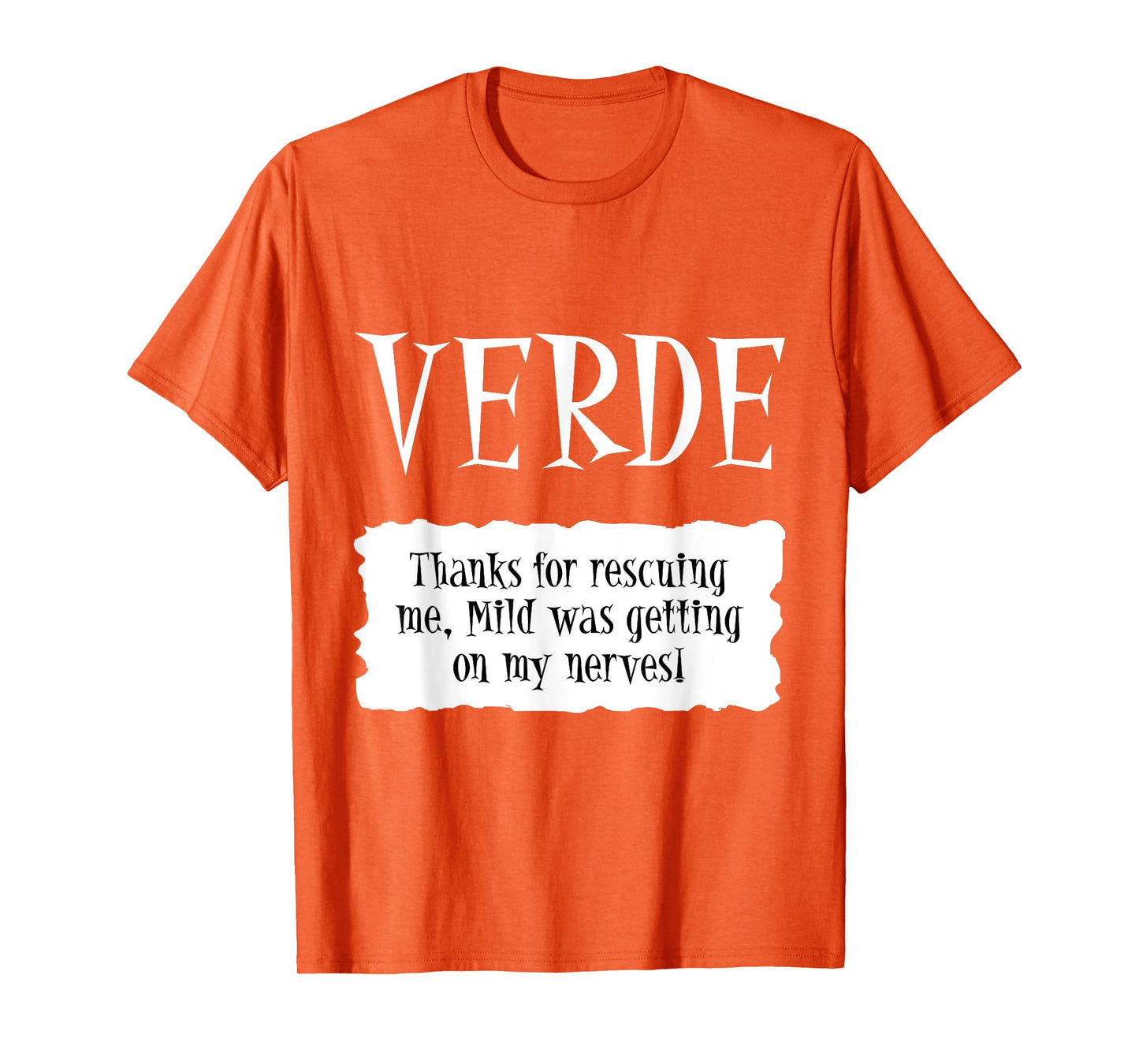 VERDE - Hot Packet Halloween Taco Costume DIY Easy Uniform T-Shirt