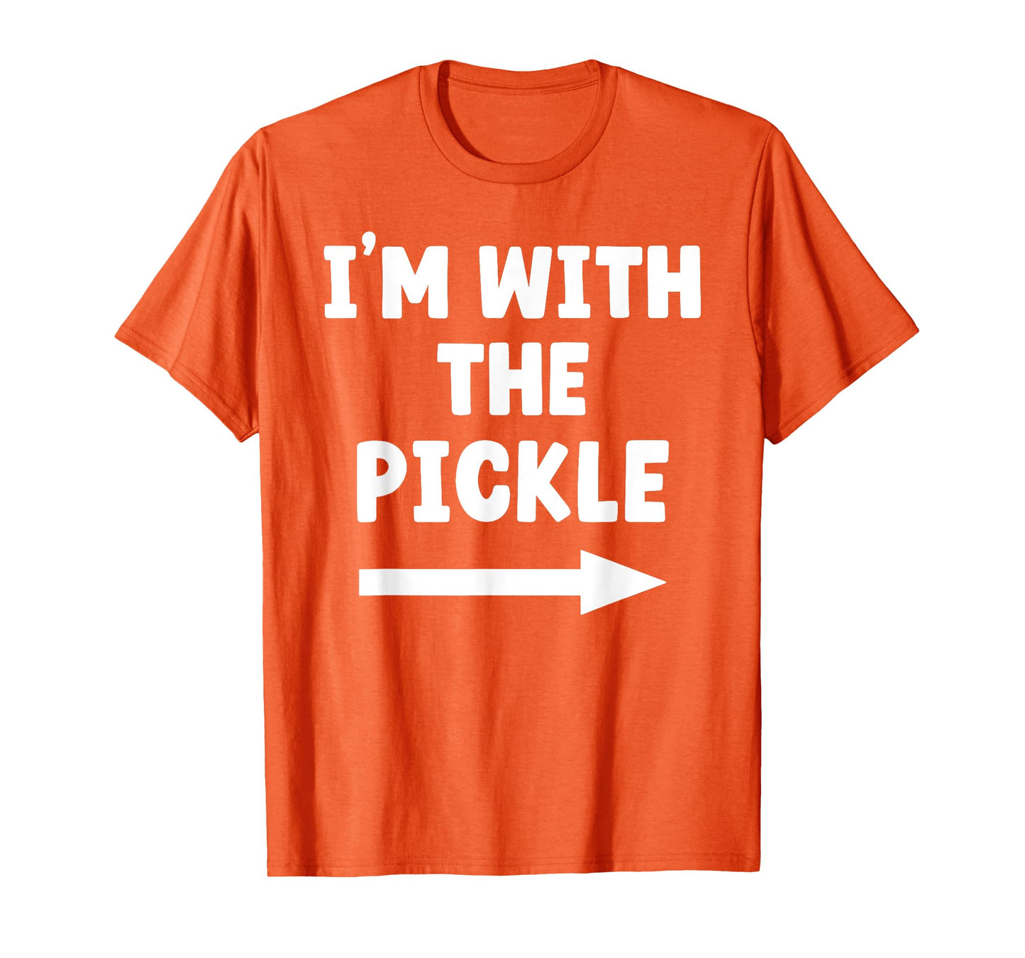 I'm With The Pickle Halloween Matching Costume For Couples T-Shirt