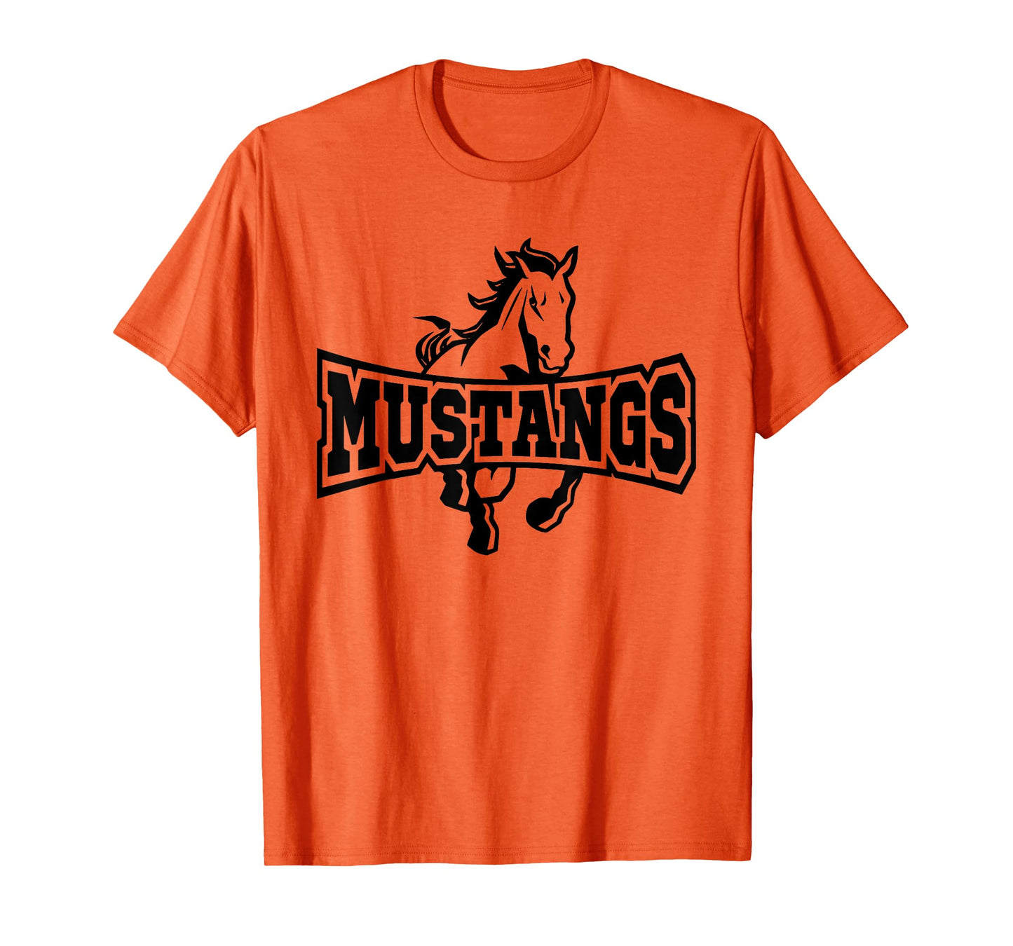 Mustangs Teacher Student School Sports Fan Team Spirit T-Shirt