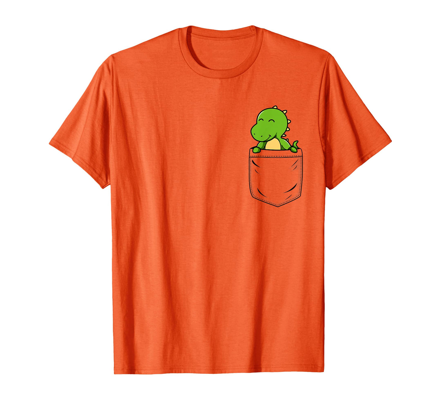 Dinosaur Lovers Cute Funny Dinosaur In Pocket T-Shirt