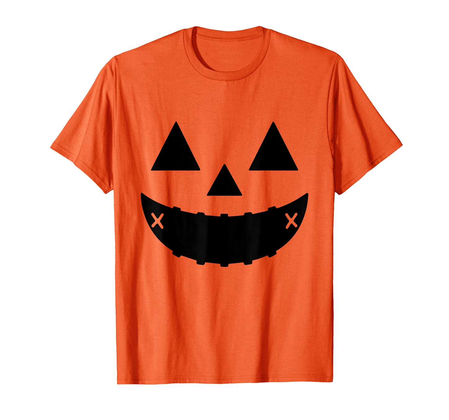 Jack O Lantern Pumpkin Face Funny Halloween Costume Cozy T-Shirt