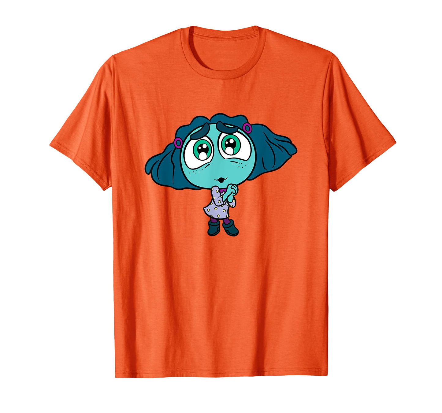 Disney Pixar Inside Out 2 Little Cute Envy Big Eyes Portrait T-Shirt