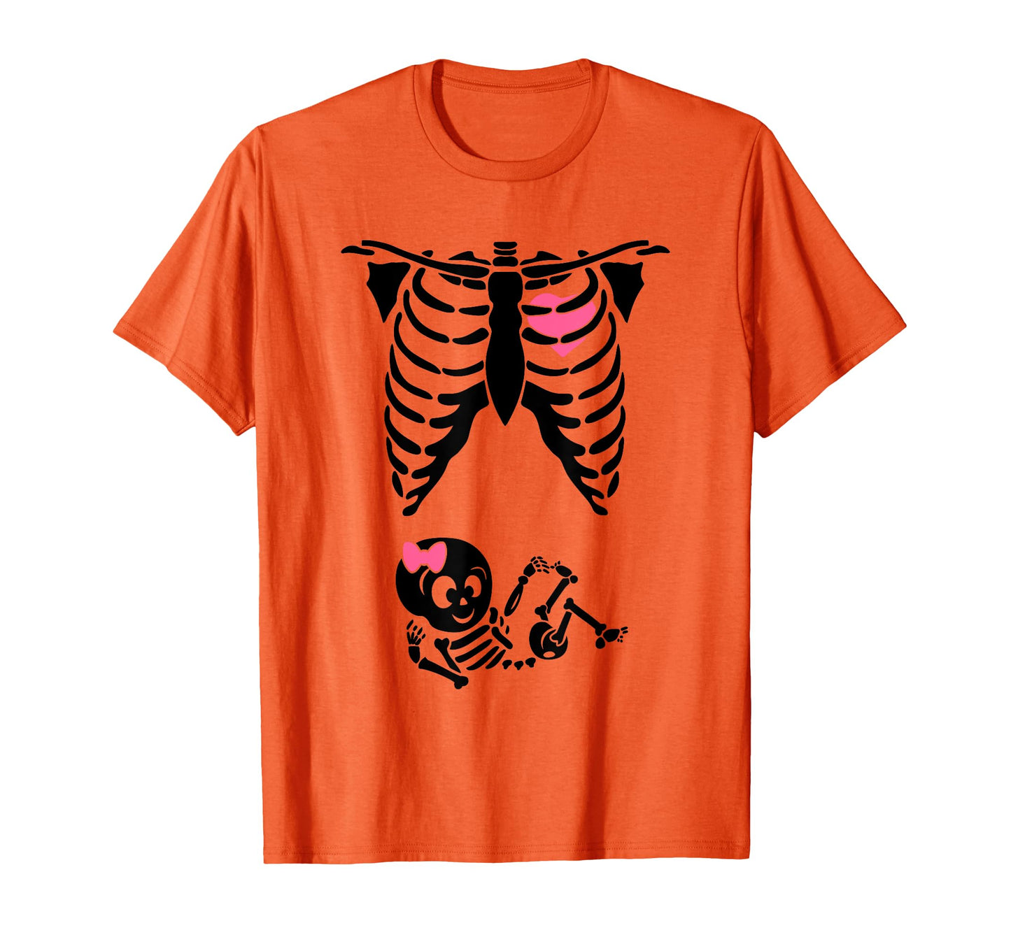 Baby Shower Skeleton Halloween Pregnancy Annoucement New Mom T-Shirt
