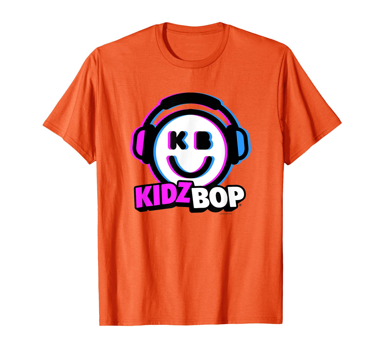 KIDZ BOP Merch – KIDZ BOP Smiley Headphones Design T-Shirt
