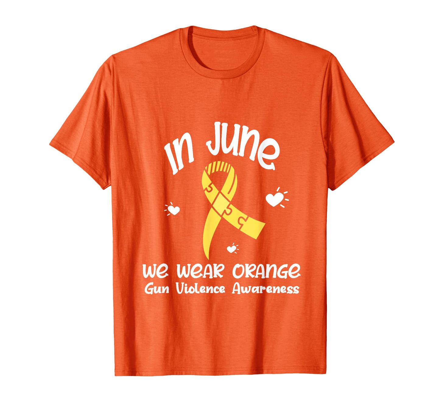 In June We Wear Orange Gun Violence Awareness Day T-Shirt