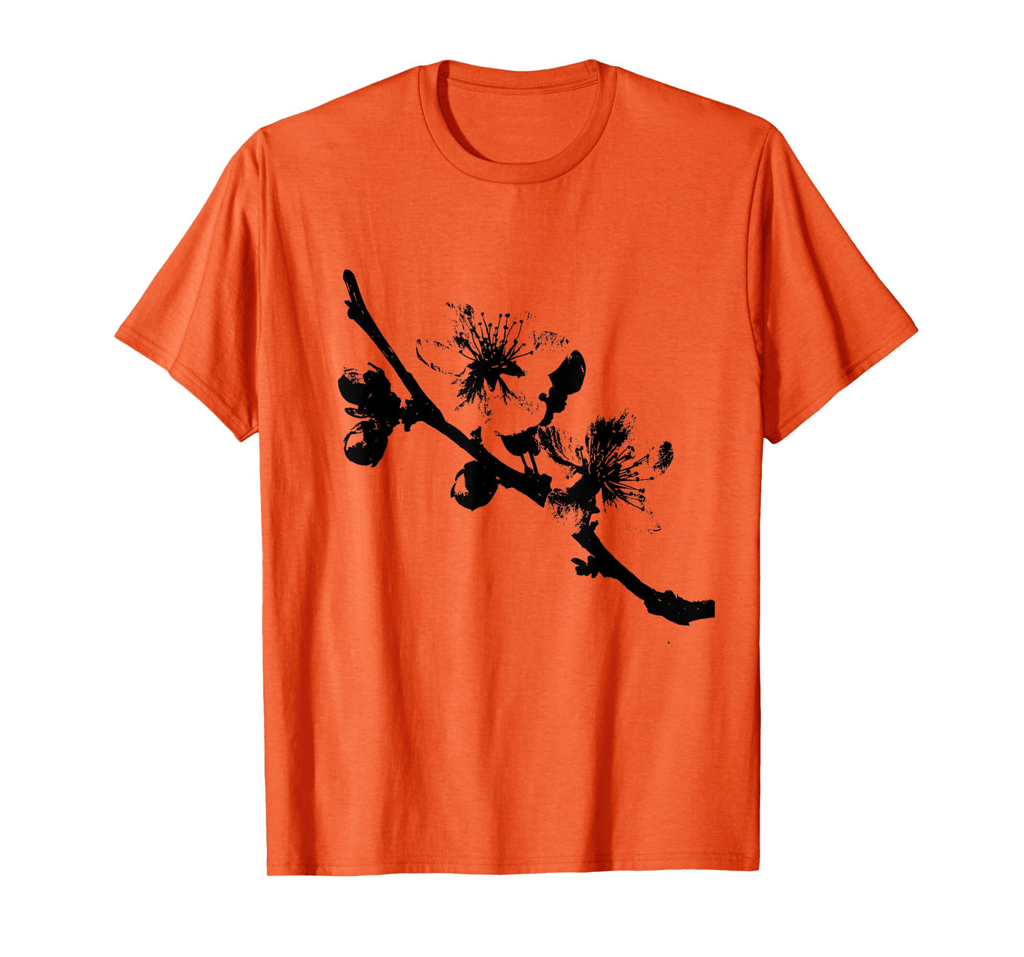 Japanese Cherry Blossom Tree Art Abstract Japan Aesthetic T-Shirt
