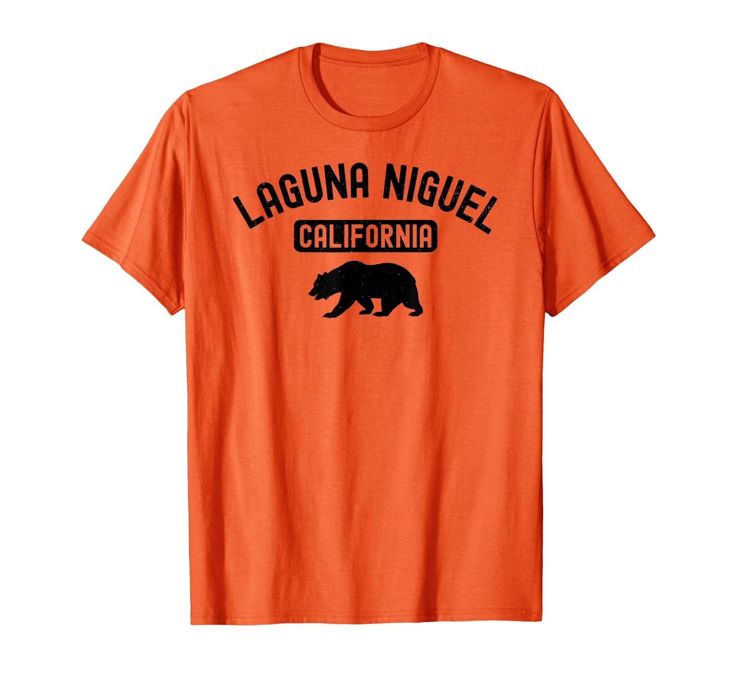 Laguna Niguel California USA Flag Vintage Bear Orange County T-Shirt