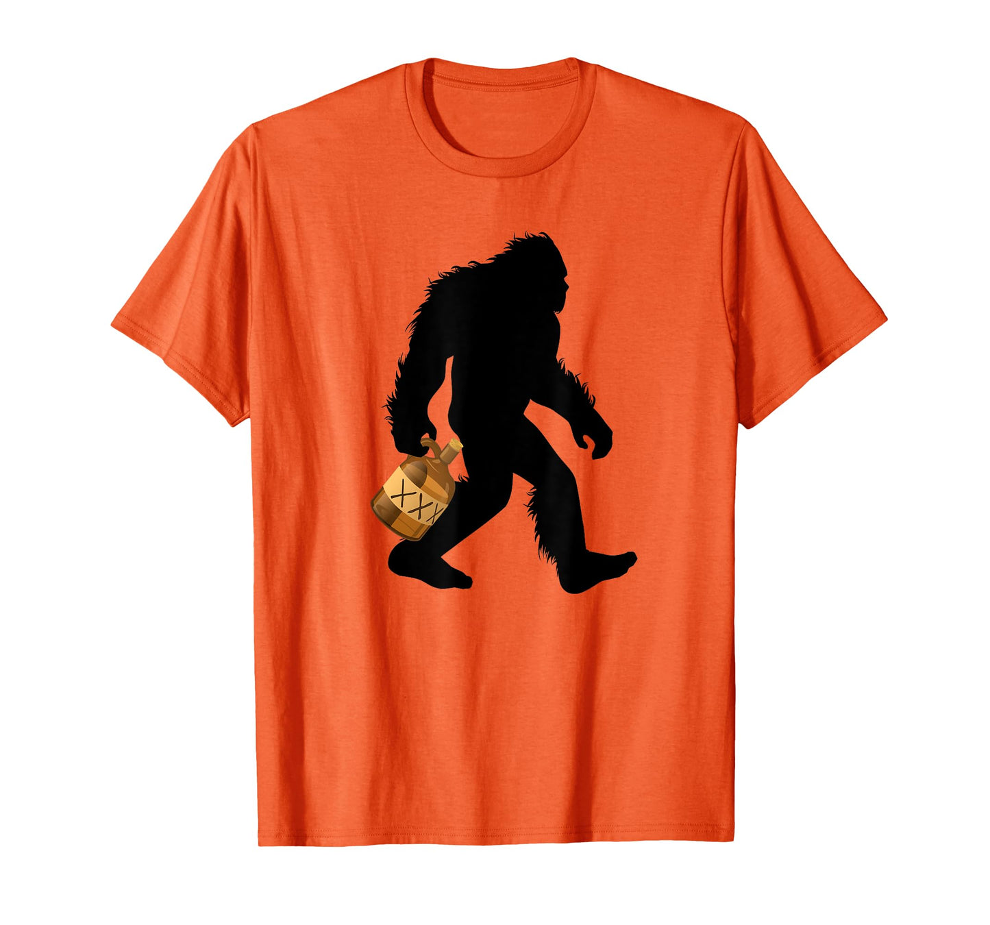 Bigfoot With Moonshine Jug Sasquatch Moonshiner T-Shirt