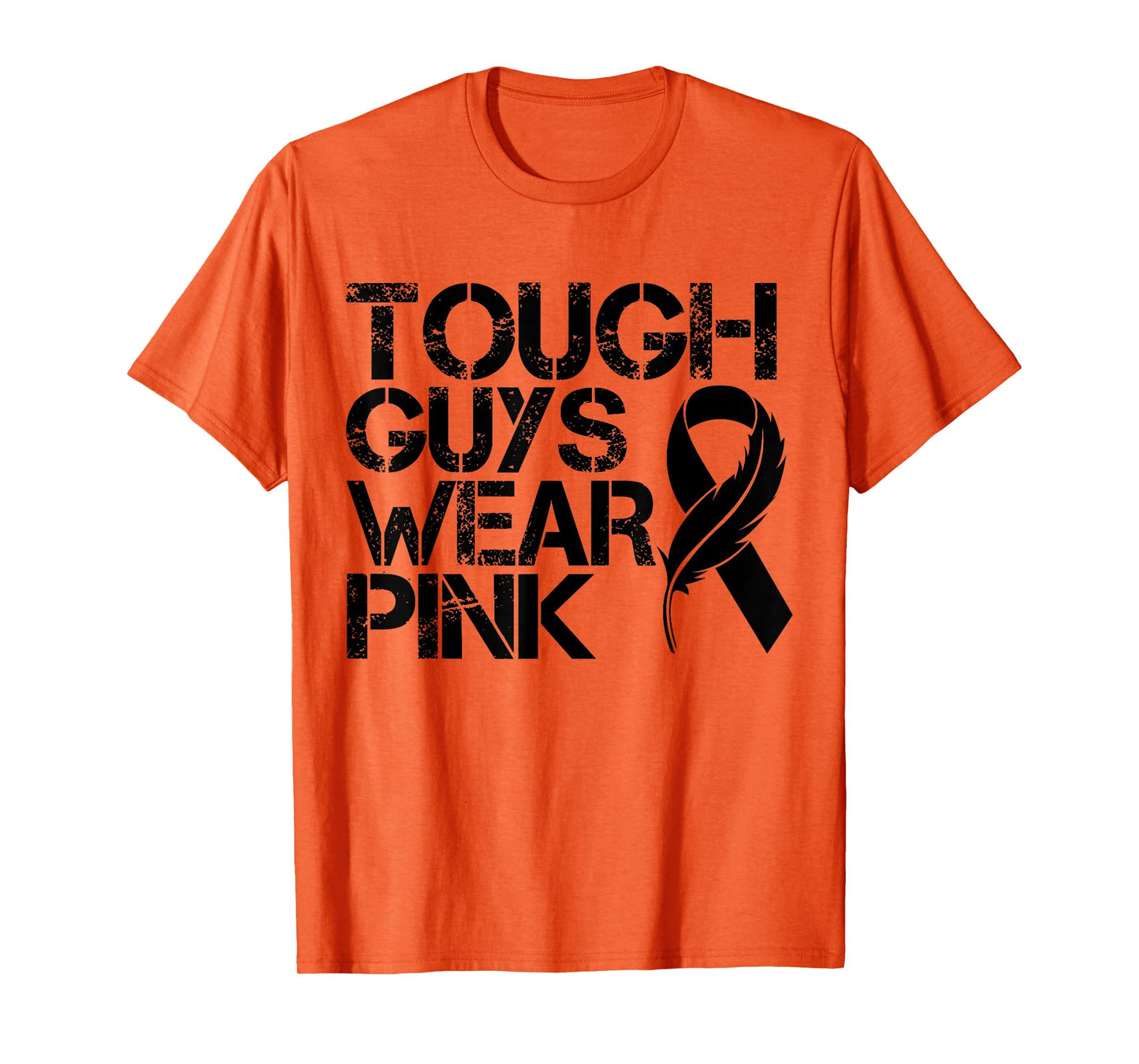 Tough Guys Wear Pink Men And Boys Support Cancer Survivors T-Shirt
