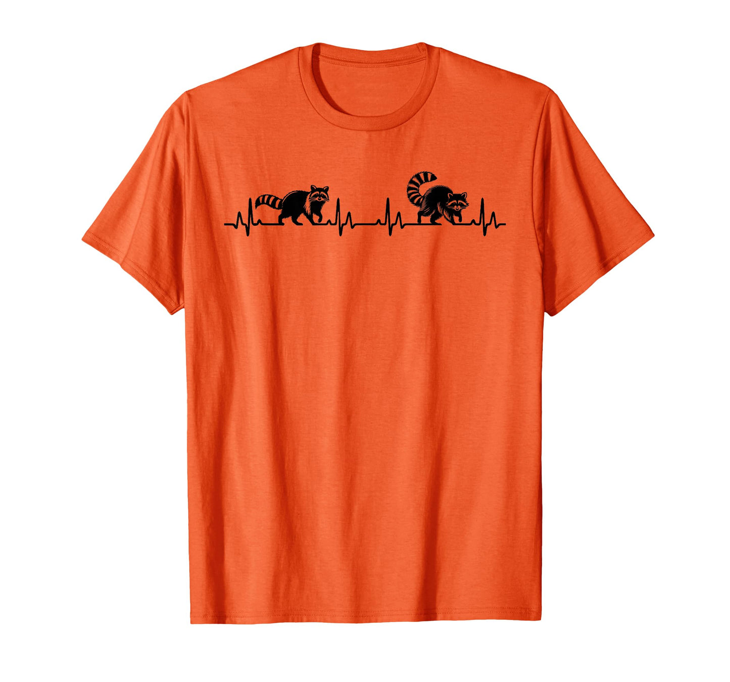 Raccoon Heartbeat Design for Raccoons Lover T-Shirt