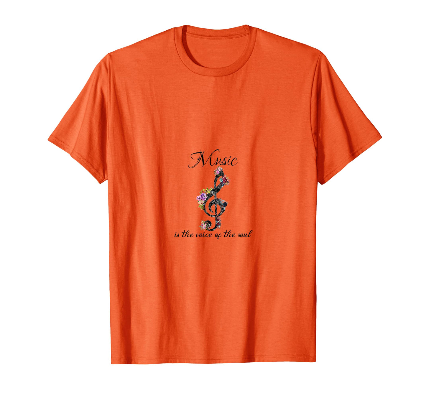 Music Is The Voice Of The Soul Music Note T-Shirt