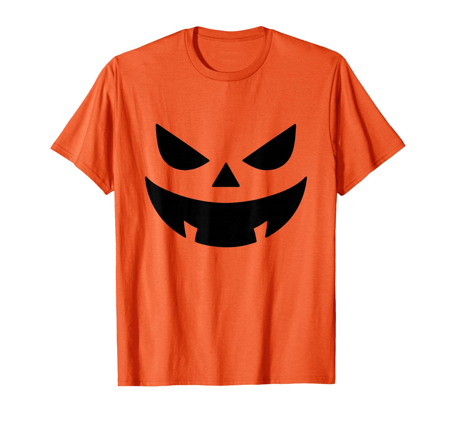 Jack O Lantern Pumpkin Face Funny Halloween Costume Cozy T-Shirt