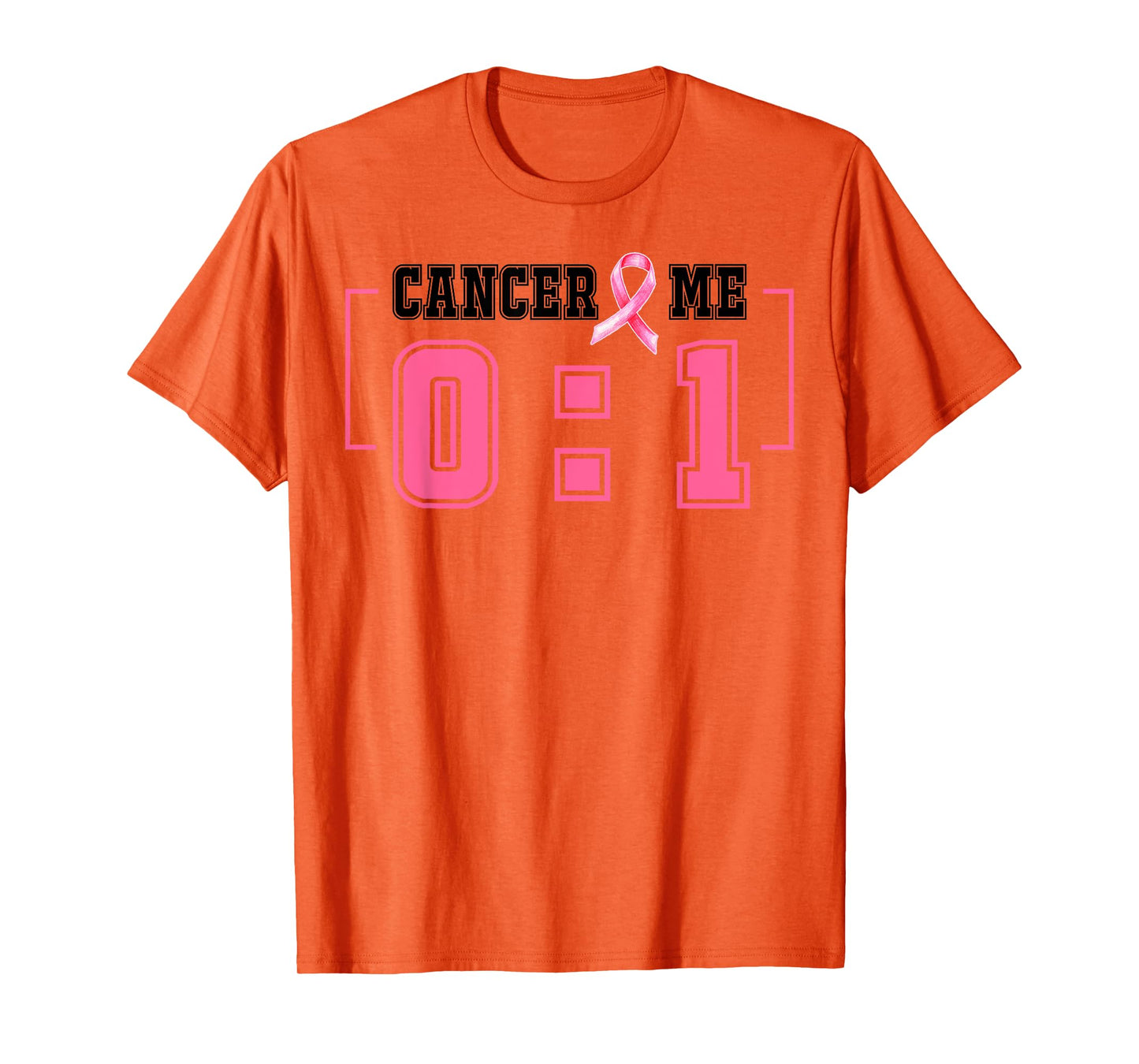 Cancer 0 Me 1 Shirt Breast Cancer Awareness Survivor Gift T-Shirt