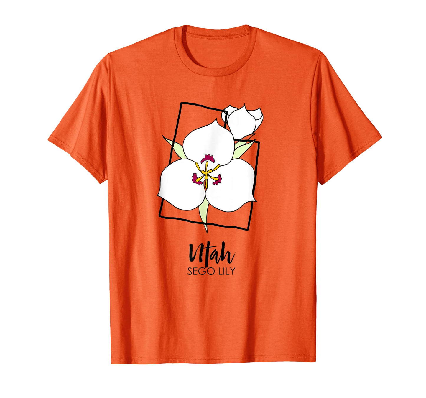 Utah Sego Lily Flower T-Shirt