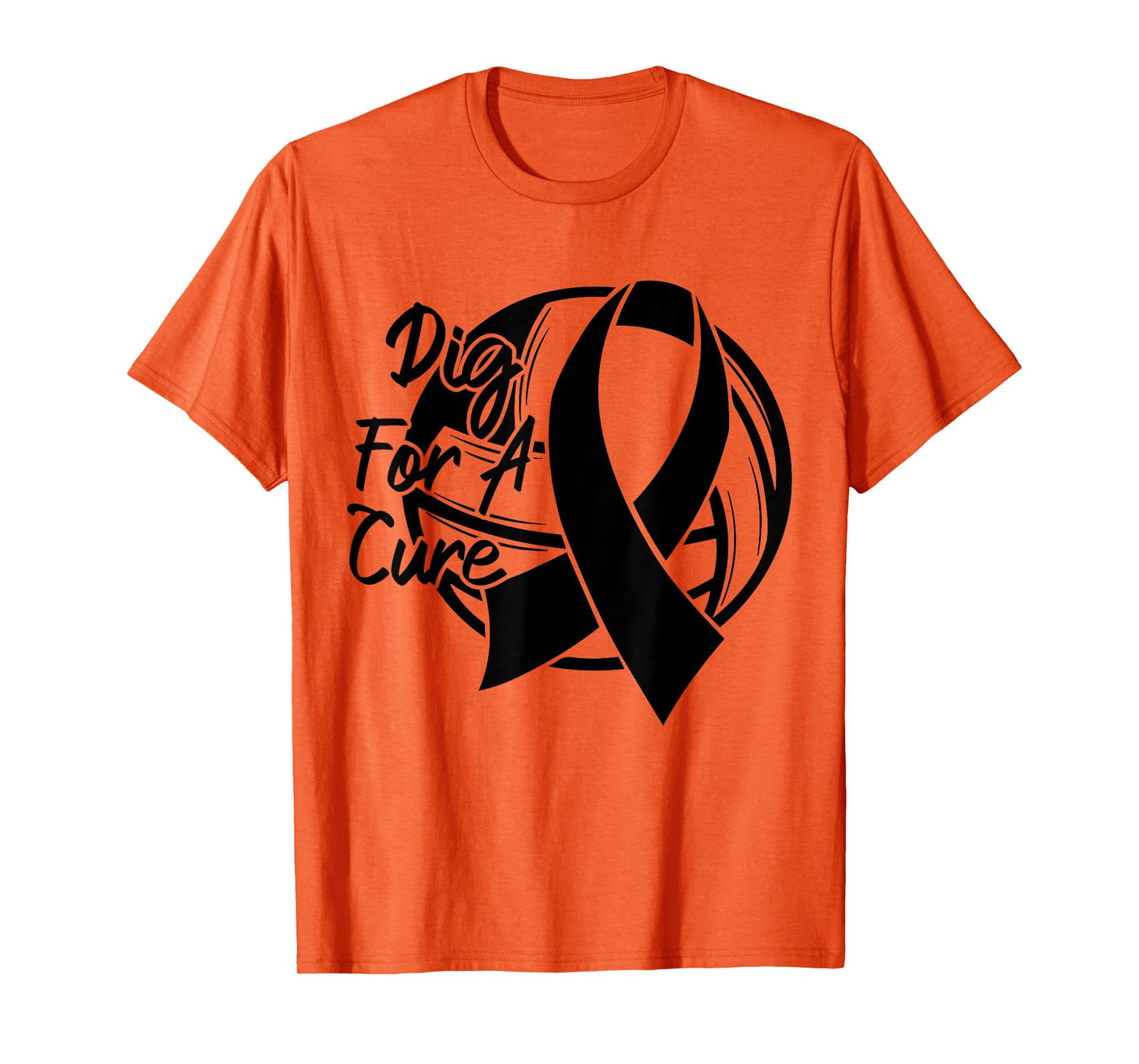 Dig For A Cure Breast Cancer Awareness Volleyball Pink T-Shirt