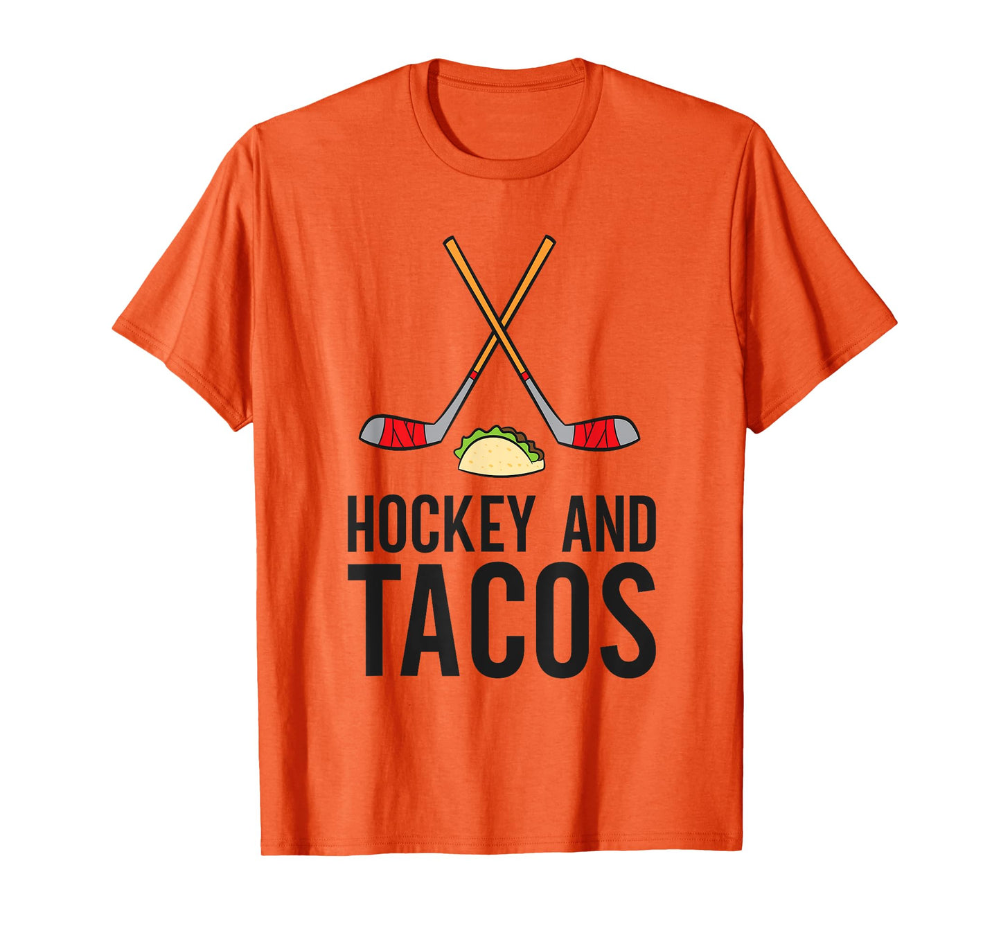Hockey And Tacos Love Ice Hockeys T-Shirt