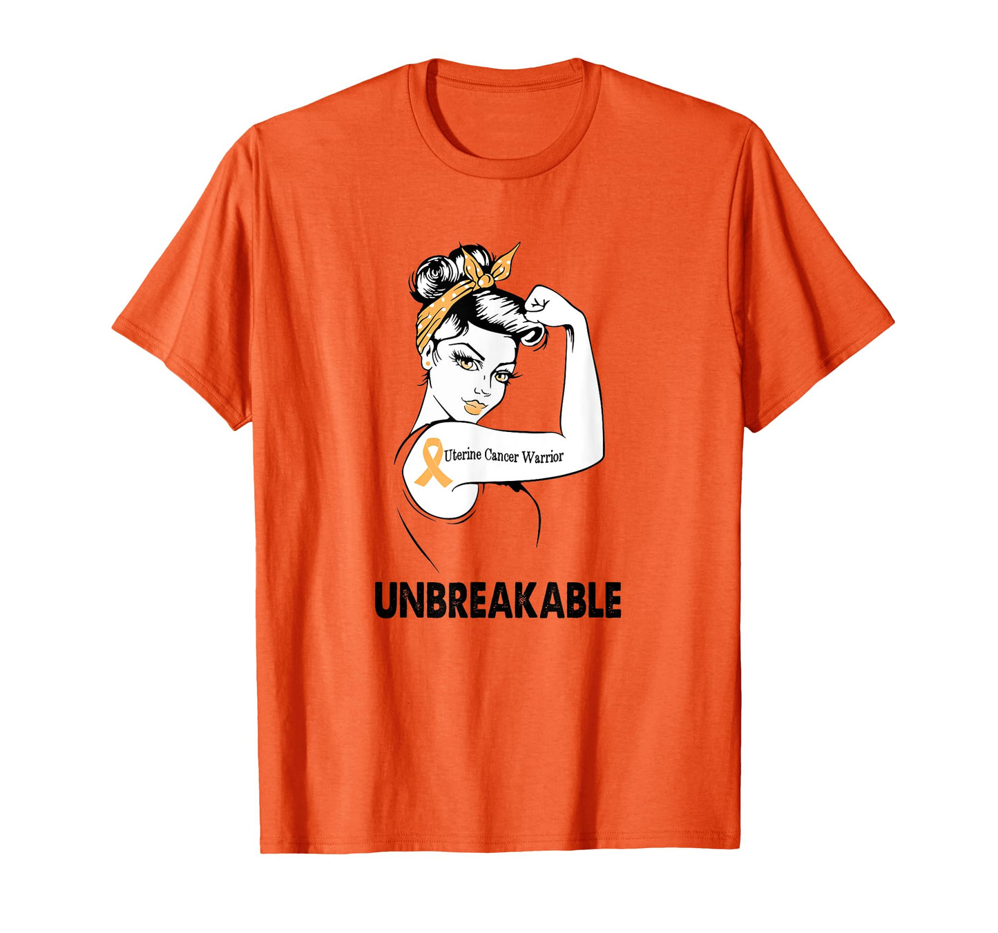 Uterine Cancer Warrior Unbreakable Gift Awareness T-Shirt