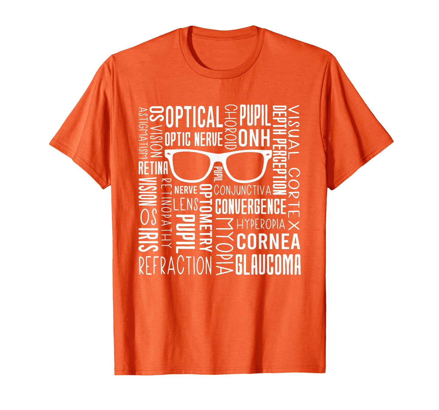 Optometry Ophthalmology WordArt Eye Doctor Surgeon Optician T-Shirt