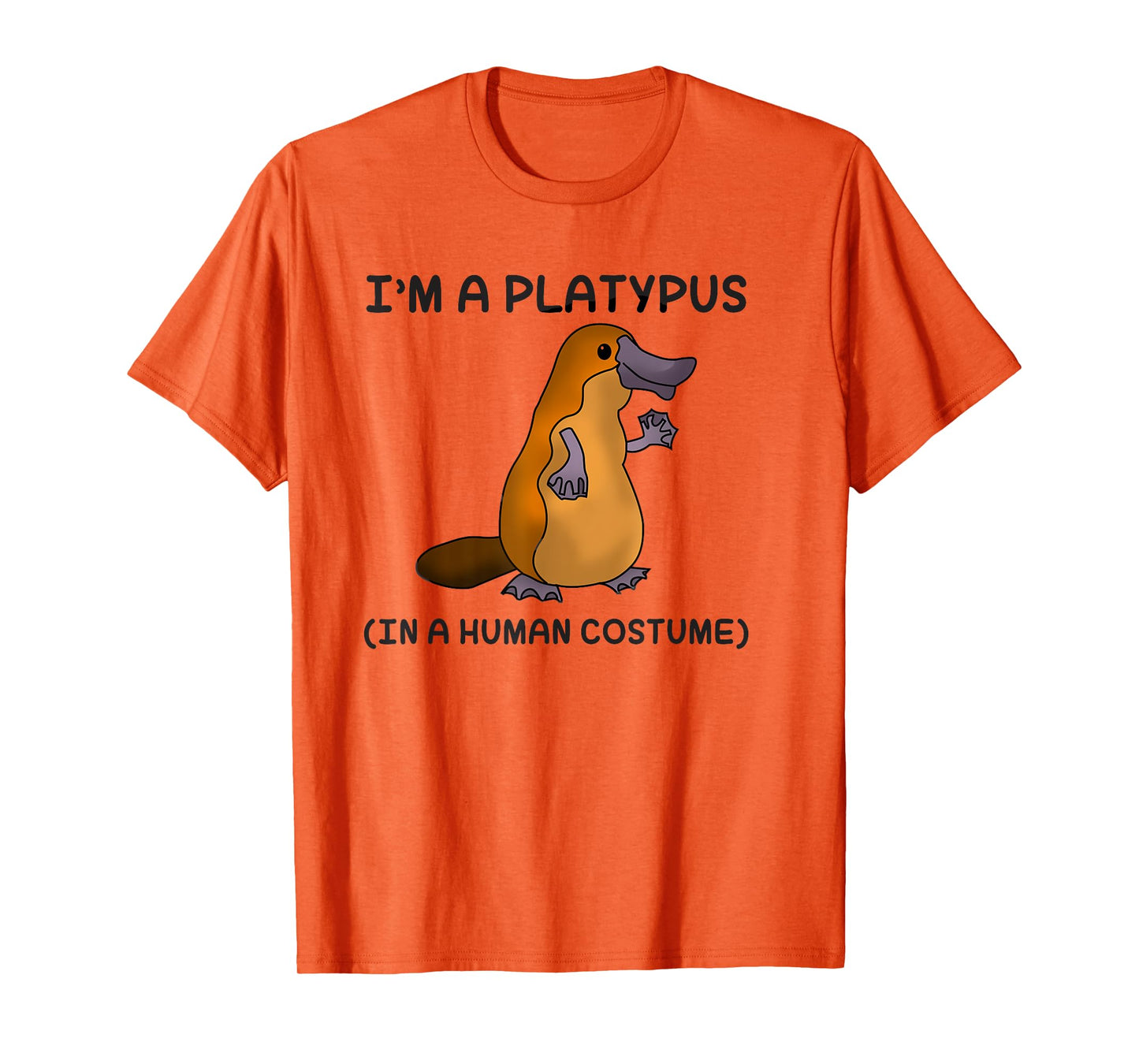 Platypus in a Human Costume Shirt for Kids T-Shirt