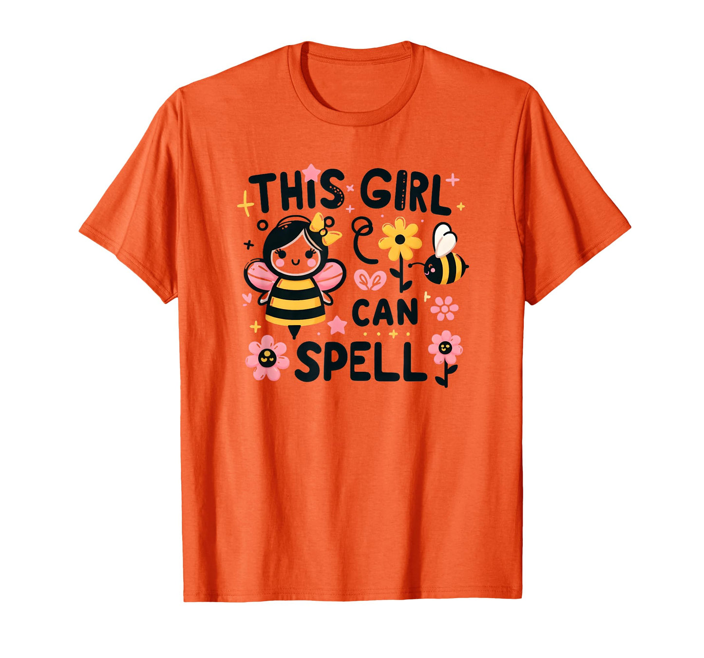 School Competition Spelling Bee This Girl Can Spell T-Shirt